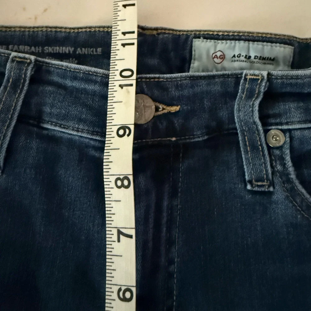 AG Adriano Goldschmied The Farrah Skinny Ankle High Rise Jeans Size 29
